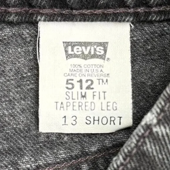 Vintage Levi’s 512 washed black (13 short/29/30) - Picture 4 of 6